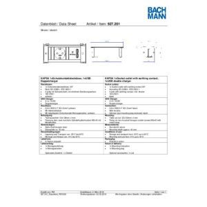 927.201 KAPSA XS 1xCEE 7/3 1xUSB Charger 2,0m AE