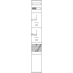 Z112H705N Komplett-Zählerplatz 3Pkt, BH12  DE 1Z 1