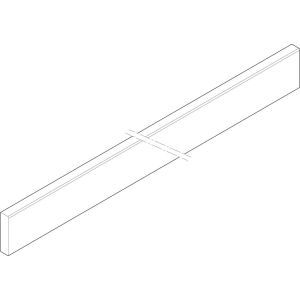 XCUW145 Cu-Schiene 5FB 40x10x1245mm waagrecht, o