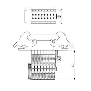 BAS GAZSHLB16 4,0 50 Klemmenadapter-Set-BAS GAZSHLB16 4,0 50