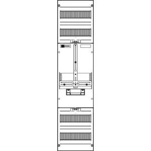 ZM17X087N Wandlerzählerfeld Universell 1ZP 1050x25