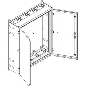 NT48E Wandgehäuse geerdet IP55 BxHxT: 1090x129