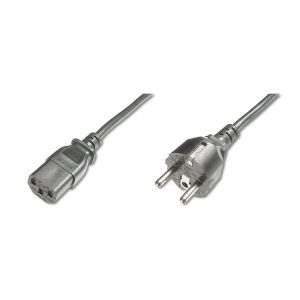 AK-440110-012-S Netzanschlusskabel, Schuko - C13 St/Bu,