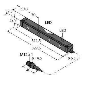 PVL225PQ Pick-to-Light, Bestückungssensor, Reflex