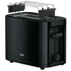 HT 3010 BK 1.000 W, Doppelschlitztoaster, schwarz,