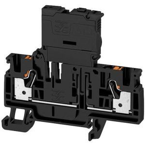 AFS 4 2C BK Sicherungs-Reihenklemme, PUSH IN, 4 mm²,