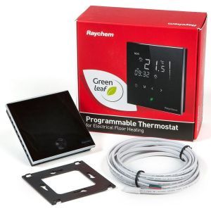 R-GREEN-LEAF-EU Eleganter elektronischer Thermostat mit