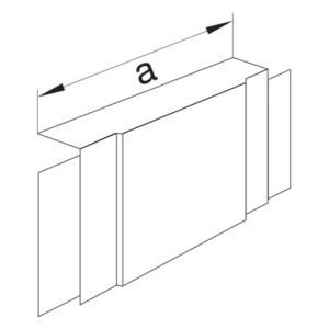 M61467030 T-Stück halogenfrei LF 20x35mm steingrau