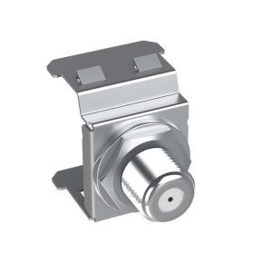 HW-KEYKOAXSET, Keystone Adapter Koaxial mit Koaxkupplung 6er Pack