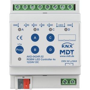 AKD-0424R.02, LED Controller 4-Kanal 4/8 A, RGBW, 4TE, REG