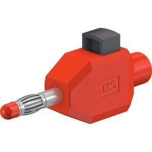 KLS4, 4mm Klemmstecker rot