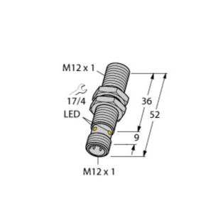 BI4-M12-AP6X-H1141, Induktiver Sensor, mit erhöhtem Schaltabstand