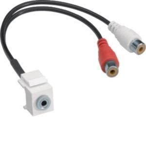 GMKAUDIO2 Keystone Einsatz Klinke 3.5mm->RCA 0.2m