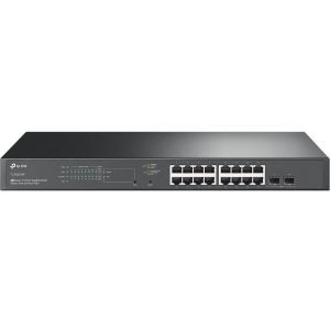 TL-SG2218P, TP-Link TL-SG2218P 16-Port Gigabit L2 Sm. Switch PoE+ 2x SFP+