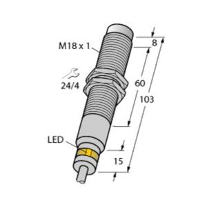 NI7-EM18D-VP6X/S120 Induktiver Sensor, für extreme Umgebungs