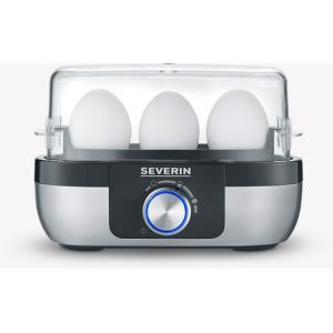 EK3163, Eierkocher mit Kochzeitüberwachung, ca. 270 W, 1-3 Eier, einstellbarer Härtegrad mit elektronischer Kochzeitüberwachung, 100% BPA frei, Edelstahl-gebü