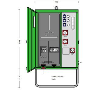 AV 32N/A/321-1 Anschlussverteilerschrank im Gehäuse a