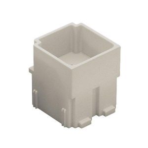 CX 01 JM, Adapter, MIXO, 2ME, 4P+GND, Crimpanschluss, 10A, 250V, für RJ45 Stifteinsatz CXJM