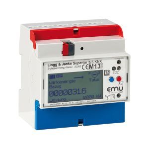 EZ-EMU-WSUP-D-REG-FW KNX Elektrozähler EMU Superior, 3-Phasen