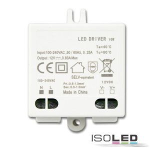 LED Trafo 12V/DC, 0-10W, SELV LED Trafo 12V/DC, 0-10W, SELV