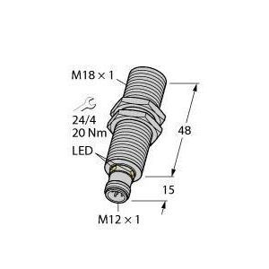 RU70U-M18M-UP8X2-H1151 Ultraschallsensor, Reflexionstaster