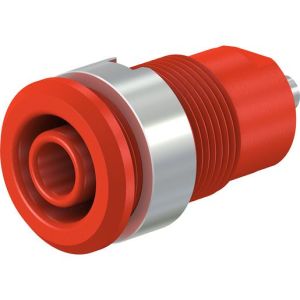 SLB4-E 4mm Sicherheitsbuchse rot