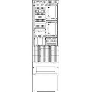 SZ205ZA2506 Zähleranschlusssäule 2 ZP, APZ, 5pol Spe