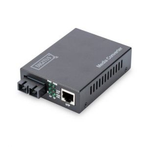 DN-82020-1, DIGITUS Medienkonverter, Multimode, 10/100Base-TX zu 100Base-FX