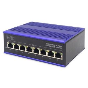 DN-651121 Industrie 8-Port Gigabit PoE Switch DIN