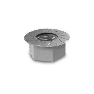 Hexagon flange nut M10, Sperrzahnmutter M10