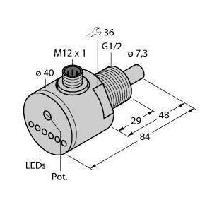 FCS-GL1/2A4-AP8X-H1141 Strömungsüberwachung, Eintauchsensor mit