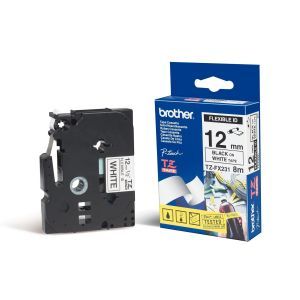 TZeFX231 Schriftbandkassette, TZe, laminiert, 12