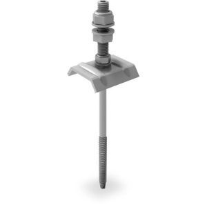 P|SolidRail SolarFastener 8x195/70 I CAL, Solarbefestiger mit Kalotte 8x195/70 für Stahl Unterkonstruktion