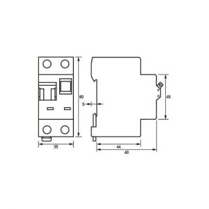 DRCBO 3 C16/0,30/1N-A Doepke FI-/LS-Kombination 1p+N, 16 A, 0.