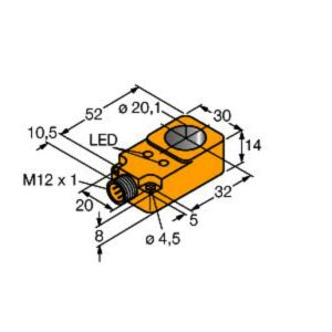 BI20R-Q14-AP6X2-H1141 Induktiver Sensor, Ringsensor