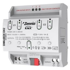 ZDI-DBDX2 Zennio Universaler Dimmaktor (RLC, LED,