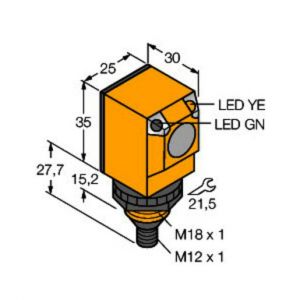 Q256EQ Opto-Sensor, Einweglichtschranke (Sender
