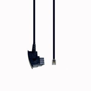 T 36/3, Telefonkabel T 36/3, 3 m, Deutsche Norm  TAE-F-Steck.+Westernst. 6/