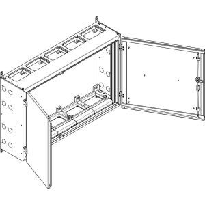 NT55E Wandgehäuse geerdet IP55 BxHxT: 1340x840