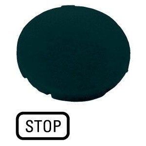 M22-XD-S-GB0 Tastenplatte, flach schwarz, STOP