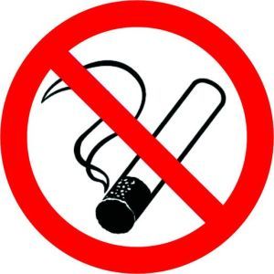 EPS-C-4 Verbotszeichen, Rauchen verboten, 50 mm