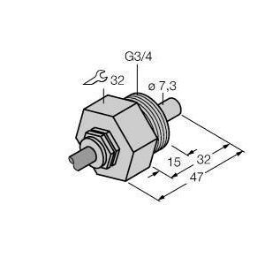 FCS-G3/4A4-NAEX Strömungsüberwachung, Eintauchsensor ohn