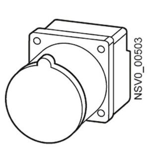 BVP:203256 BD2-CEE325 EINBAUSATZ CEE-STECKDOSE 5 PO