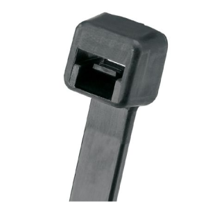 PLT2.5S-M6120, Cable Tie, Black,UV Nylon 612,249mm, 222N, PK1000