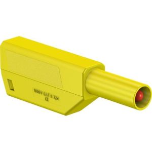 SLS425-SE/M, 4mm Einzelstecker komplett gelb