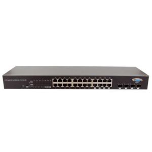 BURGSWITCH-G2404 24-Port Gigabit Switch managebar, VLAN,