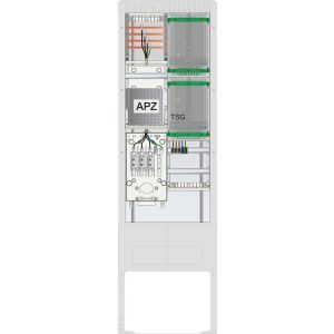 SZ205ZA1413 Zähleranschlusssäule 1 ZP, TSG, APZ, 4po