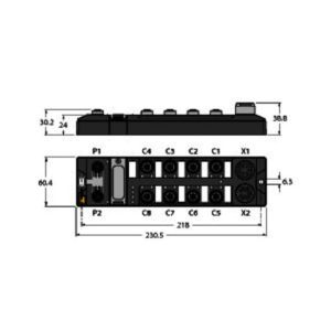 TBEN-L1-16DXP Kompaktes Multiprotokoll-I/O-Modul für E