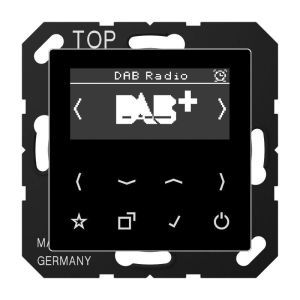 DAB A SW Smart Radio DAB+, Serie AS/A, schwarz