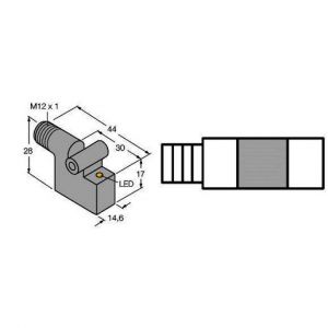 BIM-IKT-AD4X-H1141 Magnetfeldsensor, für Pneumatikzylinder